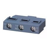 Siemens 1C+1O Kontaklı 5A Motor Koruma Şalteri Yardımcı Kontak Üstten Geçmeli Yatay (Sırıus 3Rv Modellerine Uyumlu)