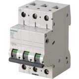 SIEMENS 25A; 3 FAZLI; 70mm OTOMAT; ANAHTARLI OTOMATİK SİGORTA; 10kA; C TİPİ; YAVAŞ KARAKTERLİ