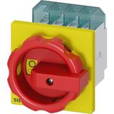 Siemens 3LD2003-0TK53 16A 3p Sarı-Kırmızı Acil Stop Şalteri