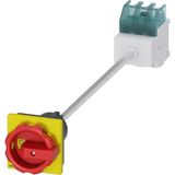 Siemens 3LD2113-0TK53 25A 3p Sarı-Kırmızı Dipten Tespit Acil Stop Şalteri