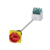 Siemens 3Ld2213-0Tk53 Acil Stop Şalterleri Tahrik Kolu Sarı Kırmızı Dipten Tespitli Kilitlemeli Kapı Bağlant