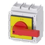 Siemens 3LD2305-0TK13 Önden Tespitli Tahrik Kolu Kompakt Şalter