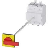 Siemens 3LD2318-0TK13 3ld2 Acil Stop Şalteri Sarı Kırmızı Dipten Tespitli Kilitlemeli Kapı Bağlantılı 3 Ana