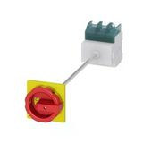Siemens 3Ld2714-0Tk53 Acil Stop Şalterleri Tahrik Kolu Sarı Kırmızı Dipten Tespitli Kilitlemeli Kapı Bağlant