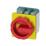 Siemens 3Ld2804-0Tk53 Acil Stop Şalterleri Önden Tespitli Tahrik Kolu Sarı Kırmızı A125 45 Kw