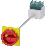 Siemens 3LD2814-0TK53 125A 3p Sarı-Kırmızı Dipten Acil Stop Şalteri