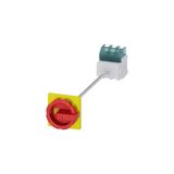 Siemens 3LD2814-0TK53 Emniyet Şalteri 3x125A. Milli Sarı/Kırmızı
