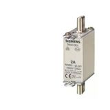 Siemens 3NA3802 2A 21 mm Steatit Seramik Gövdeli NH Bıçaklı Sigorta Buşon