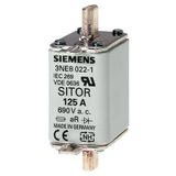 Siemens 3NE1021-0 690V AC 100A Boy 00 Sitor Hızlı Sigorta Buşonu