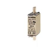 Siemens 3NE1820-0 80A 21 mm Bıçaklı Tip Sitor Hızlı Sigorta Buşon