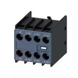 Siemens 3Rh2911-1Ha31 3Rt2 Ve 3Rh2 Kontaktörleri İçin Yardımcı Kontak Bloğu 3No+1Nc Ön Taraftan Montaj Vidalı