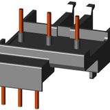 SIEMENS 3RV2 MOTOR KORUMA ŞALTERİ AKSESUARI; S00 KONTAKTÖR-S00 GÜÇ ŞALTERİ ARA BAĞLANTI PARÇASI