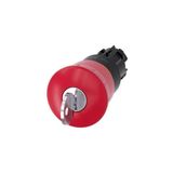 Siemens 3SB6110-1HD20-1CA0 1 NK Kilitli Acil Stop Butonu