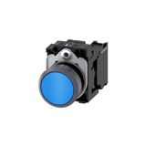 Siemens 3SB6160-0AB50-1BA0 Mavi 1 NA Buton