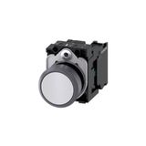 Siemens 3SB6160-0AB60-1BA0 Beyaz 1 NA Buton