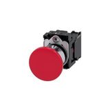 Siemens 3SB6160-1HA20-1CA0 Çek-Kur 1 NK Acil Stop Butonu