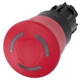 Siemens 3SU1001-1HB20-0AA0 Işıklı Acil Stop Buton Kafası