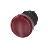 Siemens 3SU1001-6AA20-0AA0 22 mm Kırmızı Plastik Sinyal Lambası Kafası
