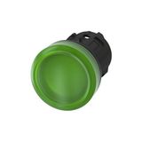 Siemens 3SU1001-6AA40-0AA0 22 mm Yeşil Plastik Sinyal Lambası Kafası