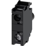 Siemens 3SU1401-1BB40-1AA0 Sirius 24V Siyah Işık Bloğu