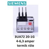 SIEMENS 3UA72 20-1G 4-6,3 Amper TERMİK RÖLE