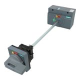 SIEMENS 3VA SERİSİ KOMPAKT GÜÇ ŞALTERİ AKSESUARI, Uzatma kollu tahrik mekanizması, komple, (kapı ve pano kapağına montaj için), 3VA2 (400A, 630A), Standart, Gri