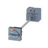 Siemens 3Va9157-0Fk21 3Va Serisi Kompakt Güç Şalteri Aksesuarı Uzatma Kollu Tahrik Mekanizması Komple Kapı Oyma Çerçevesi