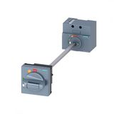 Siemens 3VA9157-0FK21 3VA1 Kompakt Güç Şalteri için Standart Gri Uzatma Kumanda Kolu Kiti