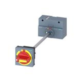 Siemens 3VA9257-0FK25 3VA1 Kompakt Güç Şalteri için Acil Stop Sarı Kırmızı Uzatma Kumanda Kolu Kiti