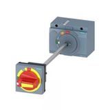 Siemens 3Va9267-0Fk25 3Va Serisi Kompakt Güç Şalteri Aksesuarı Uzatma Kollu Tahrik Mekanizması Komple Kapı Oyma Çerçevesi