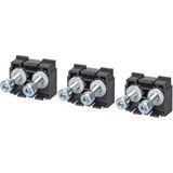 Siemens 3VL9500-4TA30 – VL630 Şalter Terminal Bağlantı Parçası (3’lü Set) - Siyah