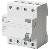 SİEMENS 3X40A 30 mA KAÇAK AKIM ROLESİ 70MM (YENİ TİP)
