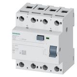 Siemens 4X125A 300Ma Kaçak Akım Koruma Rölesi