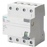 Siemens 4X40a 30Ma Ac Tip A 6Ka Üç Faz Trifaze Kaçak Akım Koruma Rolesi