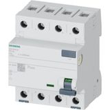 Siemens 4X40AMP 300MA KAÇAK AKIM RÖLESİ 5SV5644