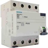 Siemens 4X80A 30MA Trifaze Kaçak Akım Rölesi 5SV4347-0