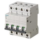 Siemens 5SL4606-7 3 Faz ve Nötr Kesmeli 6A C Tipi (Yavaş Karakterli) 6kA Anahtarlı Otomatik Sigorta