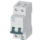 Siemens 5Sl6220-7 Otomatik Sigorta C Tipi 20 Amper 2 Faz 6Ka 70 Mm
