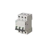 Siemens 5SL6315-7 3 Fazlı 1.6A C Tipi (Yavaş Karakterli) 6kA Anahtarlı Otomatik Sigorta