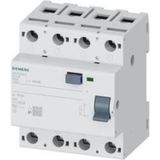 Siemens 5SV3345-6 Kaçak Akım Rölesi 3X125 Amper 30MA Tip-A 3f+N 70MM - Beyaz