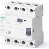 Siemens 5SV3348-6 30mA 3x100A Kaçak Akım Koruma Rölesi A Tip - RENK - Beyaz