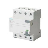 Siemens 5Sv3648-6 A Tipi Trifaze Kaçak Akım Rölesi 300Ma 100A 400V 3 Faz+N