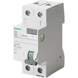 Siemens 5SV4312-0 2X25 A 230 V 30 Ma Ac Tipi Kaçak Akım Rölesi - Beyaz