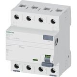 Siemens 5Sv4344-0 40A 30Ma 400V (3 Faz + Nötr) Kaçak Akım Koruma Rölesi Güvenli Elektrik Koruması - Beyaz