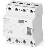 Siemens 5SV4348-0 30mA 3x100A Kaçak Akım Koruma Rölesi A Tip - RENK - Beyaz