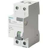 Siemens 5Sv5314-6 40A 30Ma 230V (Faz+Nötr) Monofaze Kaçak Akım Koruma Rölesi
