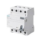 Siemens 5SV5344-6 40A 30Ma 400V 4 Pol 3 Faz+Nötr Kaçak Akım Rölesi