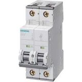 Siemens 5SY5225 7 25A 2 Fazlı Dc Anahtarlı Otomatik Sigorta 10KA C Tipi Yavaş Karakterli