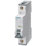 SIEMENS 6A; 1 FAZLI; DC ANAHTARLI OTOMATİK SİGORTA; 10kA; C TİPİ; YAVAŞ KARAKTERLİ