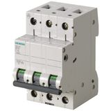 SIEMENS 6A; 3 FAZLI; 70mm OTOMAT; ANAHTARLI OTOMATİK SİGORTA; 10kA; C TİPİ; YAVAŞ KARAKTERLİ